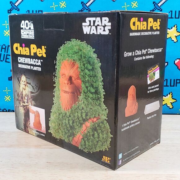 Chia Pet Star Wars Chewbacca The Empire Strikes Back Decorative Pottery Planter - Picture 3 of 8